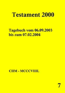 Norman |  Testament 2000 Band 7 | Buch |  Sack Fachmedien