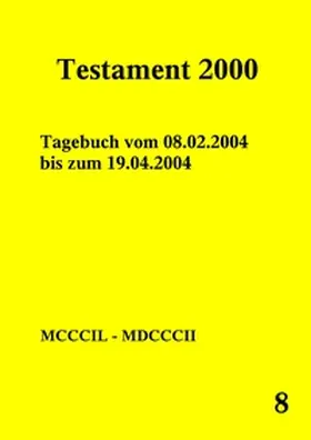 Norman |  Testament 2000 Band 8 | Buch |  Sack Fachmedien