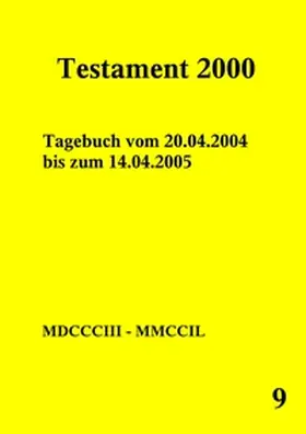 Norman |  Testament 2000 Band 9 | Buch |  Sack Fachmedien