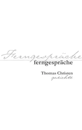 Christen |  Ferngespräche | Buch |  Sack Fachmedien