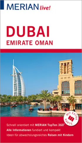 Müller-Wöbcke |  MERIAN live! Reiseführer Dubai, Emirate, Oman | Buch |  Sack Fachmedien