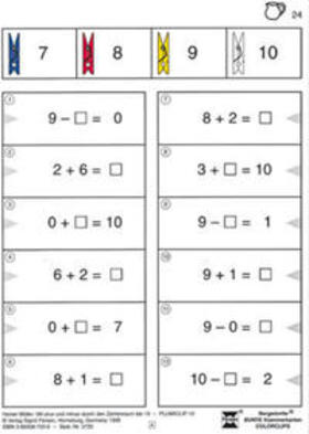 Müller |  Mit Plus und Minus durch den Zahlenraum bis 10 | Sonstiges |  Sack Fachmedien