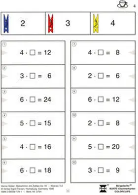 Müller |  Malnehmen mit Zahlen bis 10 - Kleines 1 x 1 | Sonstiges |  Sack Fachmedien