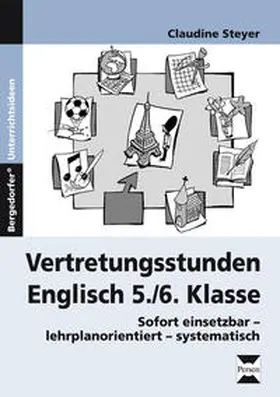 Steyer |  Vertretungsstunden Englisch 5./6. Klasse | Buch |  Sack Fachmedien