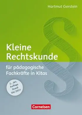 Gerstein |  Kleine Rechtskunde für pädagogische Fachkräfte in Kitas | Buch |  Sack Fachmedien
