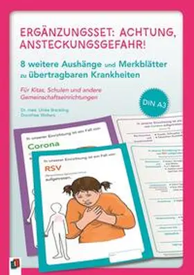 Breckling |  Ergänzungsset: Achtung, Ansteckungsgefahr! - 8 weitere Aushänge und Merkblätter zu übertragbaren Krankheiten | Sonstiges |  Sack Fachmedien