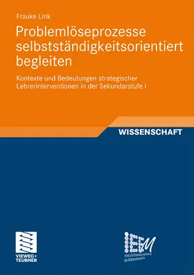 Link |  Problemlöseprozesse selbstständigkeitsorientiert begleiten | Buch |  Sack Fachmedien