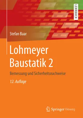 Baar | Lohmeyer Baustatik 2 | Buch | 978-3-8348-1793-8 | sack.de