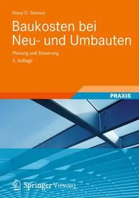 Siemon |  Baukosten bei Neu- und Umbauten | Buch |  Sack Fachmedien