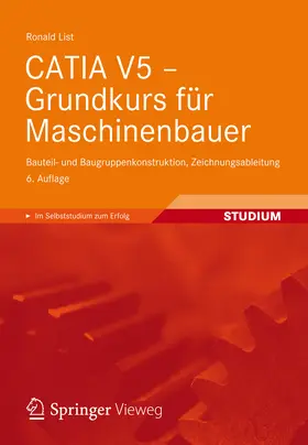 List |  CATIA V5 - Grundkurs für Maschinenbauer | eBook | Sack Fachmedien