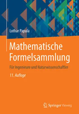 Papula |  Mathematische Formelsammlung | eBook | Sack Fachmedien