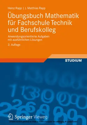Rapp |  Übungsbuch Mathematik für Fachschule Technik und Berufskolleg | eBook | Sack Fachmedien