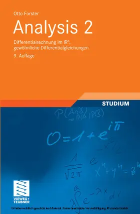 Forster |  Analysis 2 | eBook | Sack Fachmedien