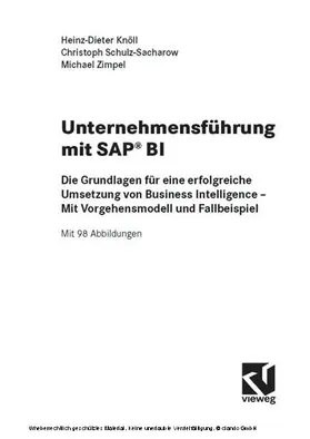Knöll / Schulz-Sacharow / Zimpel |  Unternehmensführung mit SAP BI | eBook | Sack Fachmedien