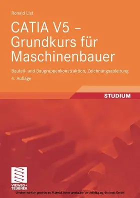 List |  CATIA V5 - Grundkurs für Maschinenbauer | eBook | Sack Fachmedien