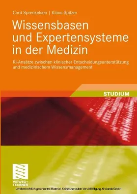 Spreckelsen / Spitzer |  Wissensbasen und Expertensysteme in der Medizin | eBook | Sack Fachmedien