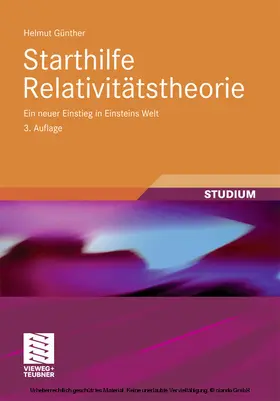 Günther |  Starthilfe Relativitätstheorie | eBook | Sack Fachmedien