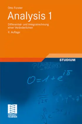 Forster |  Analysis 1 | eBook | Sack Fachmedien