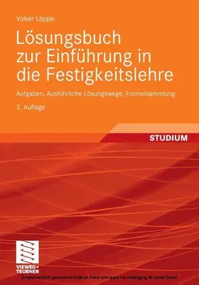 Läpple |  Lösungsbuch zur Einführung in die Festigkeitslehre | eBook | Sack Fachmedien