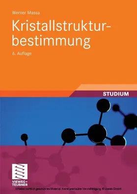 Massa |  Kristallstrukturbestimmung | eBook | Sack Fachmedien