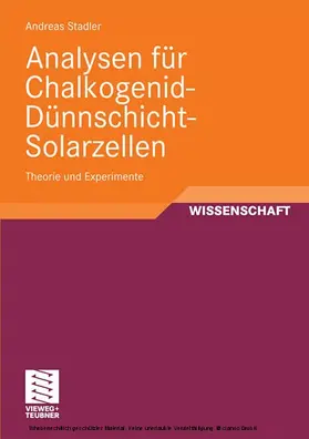 Stadler | Analysen für Chalkogenid-Dünnschicht-Solarzellen | E-Book | sack.de