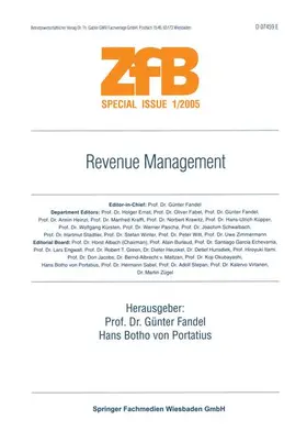 von Portatius / Fandel |  Revenue Management | Buch |  Sack Fachmedien