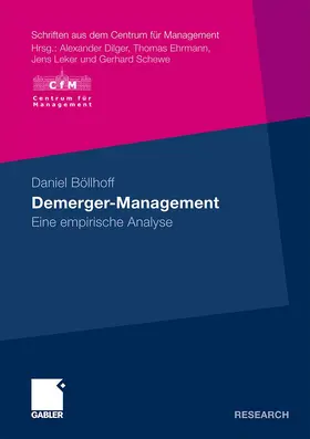 Böllhoff |  Demerger-Management | Buch |  Sack Fachmedien