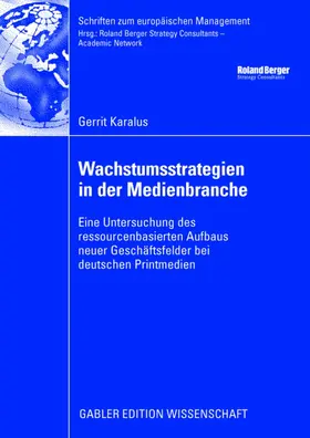 Karalus |  Wachstumsstrategien in der Medienbranche | Buch |  Sack Fachmedien
