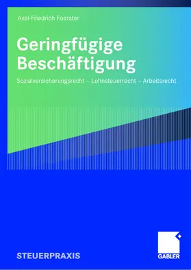 Foerster |  Geringfügige Beschäftigung | Buch |  Sack Fachmedien