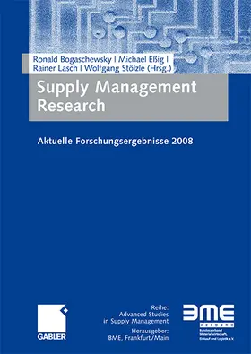 Bogaschewsky / Stölzle / Eßig |  Supply Management Research | Buch |  Sack Fachmedien
