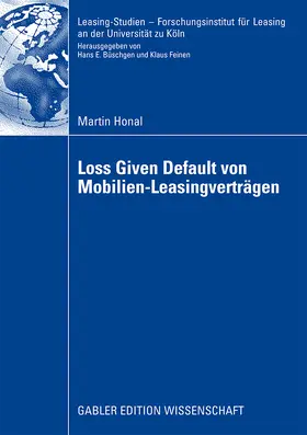 Honal |  Loss Given Default von Mobilien-Leasingverträgen | Buch |  Sack Fachmedien