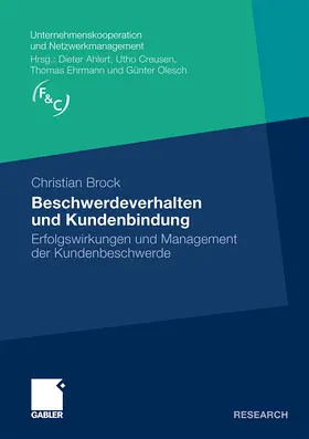 Brock |  Beschwerdeverhalten und Kundenbindung | Buch |  Sack Fachmedien