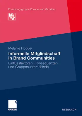 Hoppe |  Informelle Mitgliedschaft in Brand Communities | Buch |  Sack Fachmedien