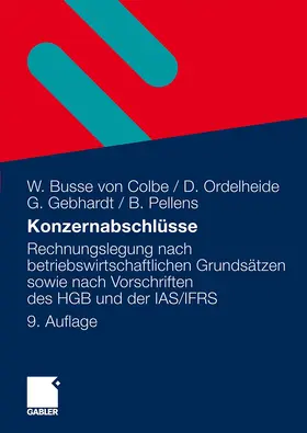 Busse von Colbe / Pellens / Ordelheide |  Konzernabschlüsse | Buch |  Sack Fachmedien