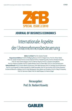 Krawitz |  Internationale Aspekte der Unternehmensbesteuerung | Buch |  Sack Fachmedien
