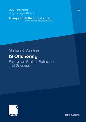 Westner |  IS Offshoring | Buch |  Sack Fachmedien
