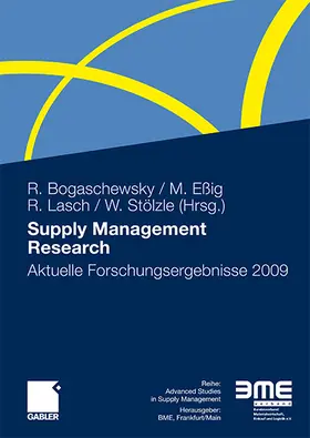 Bogaschewsky / Stölzle / Eßig |  Supply Management Research | Buch |  Sack Fachmedien