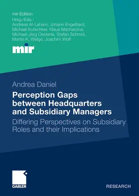 Daniel |  Perception Gaps between Headquarters and Subsidiary Managers | Buch |  Sack Fachmedien