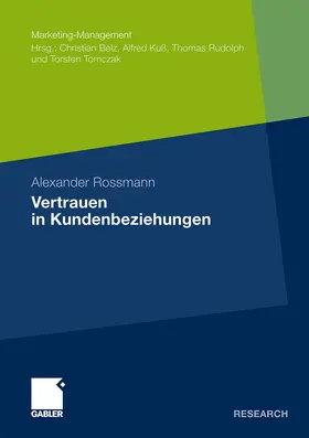 Rossmann |  Vertrauen in Kundenbeziehungen | Buch |  Sack Fachmedien