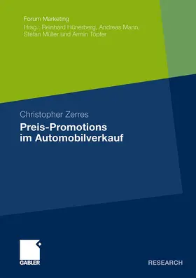 Zerres |  Preis-Promotions im Automobilverkauf | Buch |  Sack Fachmedien