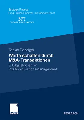 Roediger |  Werte schaffen durch M&A-Transaktionen | Buch |  Sack Fachmedien