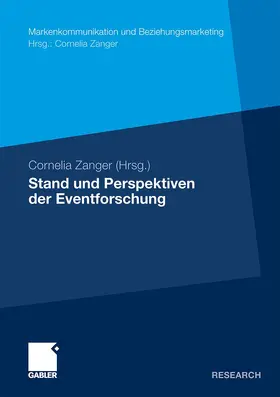 Zanger |  Stand und Perspektiven der Eventforschung | Buch |  Sack Fachmedien