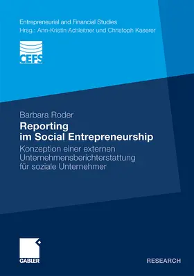 Roder |  Reporting im Social Entrepreneurship | Buch |  Sack Fachmedien