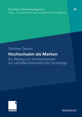 Greven |  Hochschulen als Marken | Buch |  Sack Fachmedien
