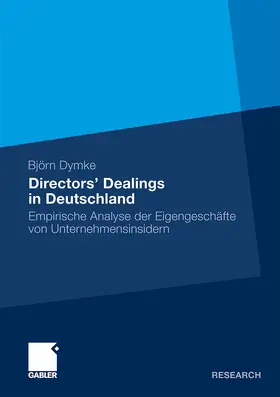 Dymke | Directors’ Dealings in Deutschland | Buch | 978-3-8349-2757-6 | sack.de