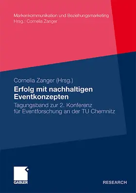 Zanger |  Erfolg mit nachhaltigen Eventkonzepten | Buch |  Sack Fachmedien