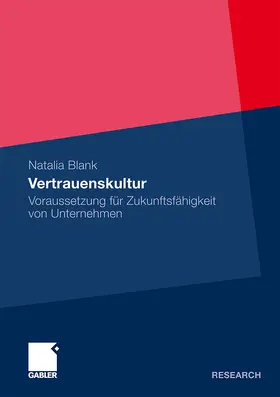 Blank |  Vertrauenskultur | Buch |  Sack Fachmedien