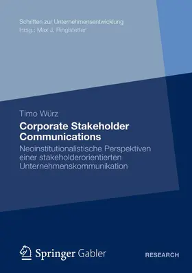Würz |  Corporate Stakeholder Communications | Buch |  Sack Fachmedien