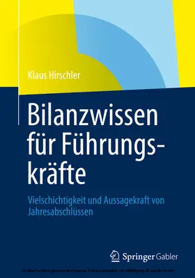 Hirschler |  Bilanzwissen für Führungskräfte | eBook | Sack Fachmedien