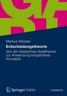 Wessler | Entscheidungstheorie | E-Book | sack.de